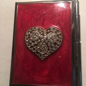 Spring Street Heart Notepad w/ Pen